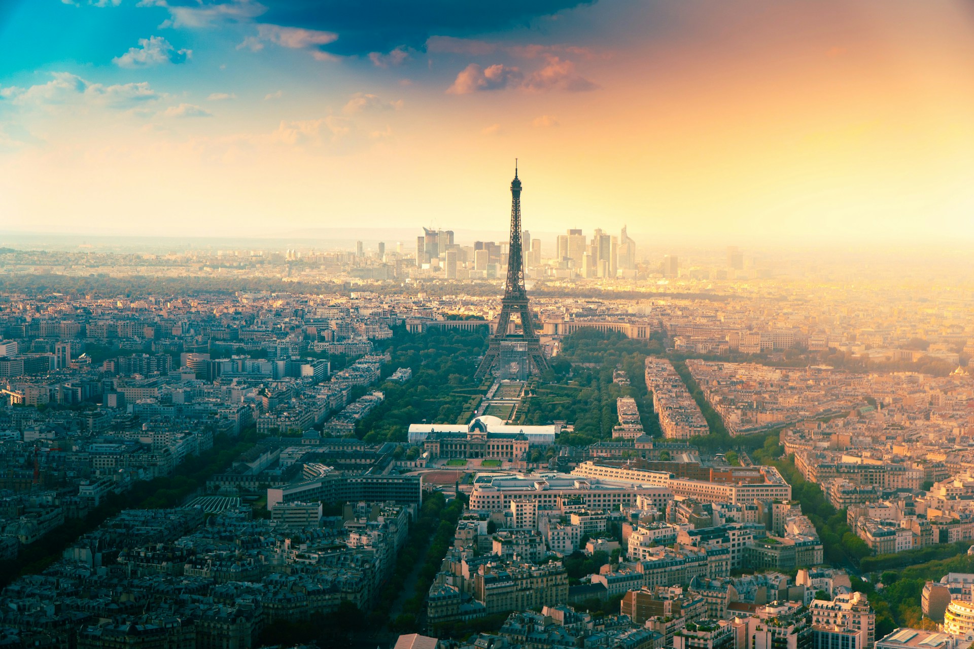 une belle vue de paris